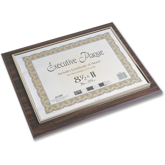 Nu-Dell Insertable Executive Award Plaque