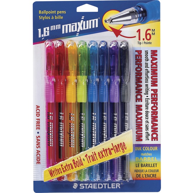 Staedtler Maxum 1.6mm Tip Ballpoint Pens