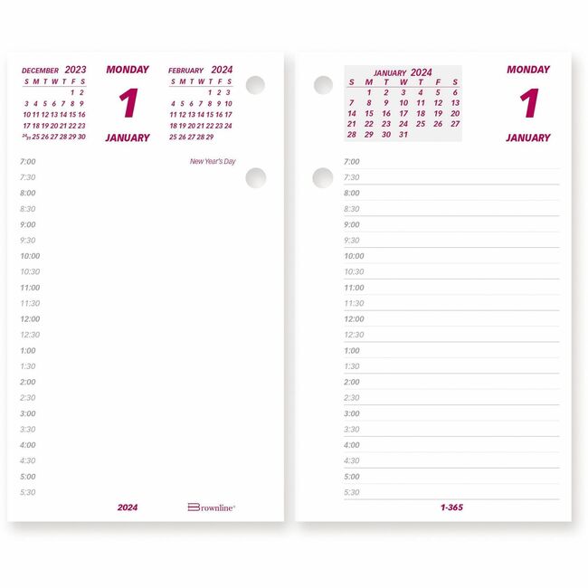 Brownline Jumbo Calendar Pad Refill