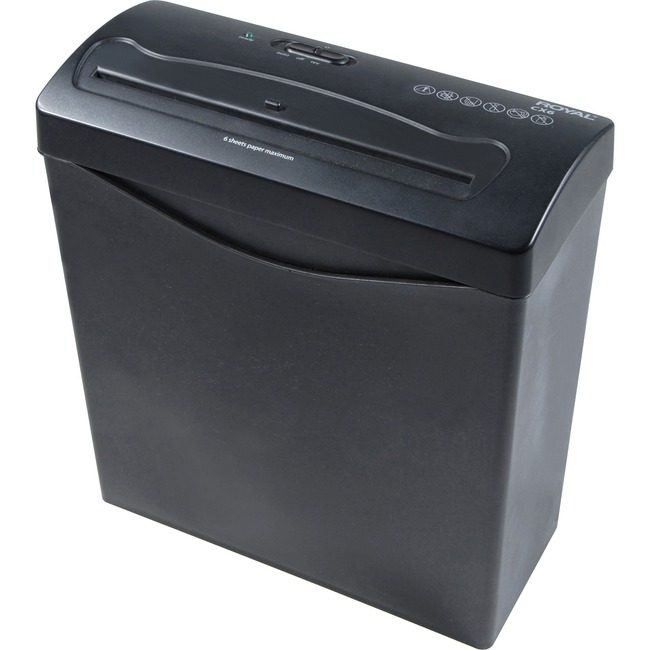 Royal Compact Deskside Shredder Cross Cut 6 Per Pass for