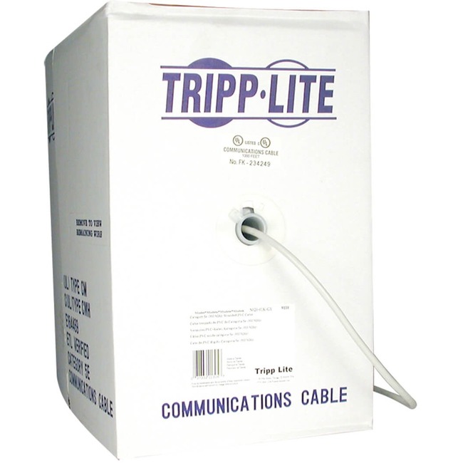 Tripp Lite by Eaton 1000ft. Box Cat5e Outdoor Rated PVC Bulk Cable