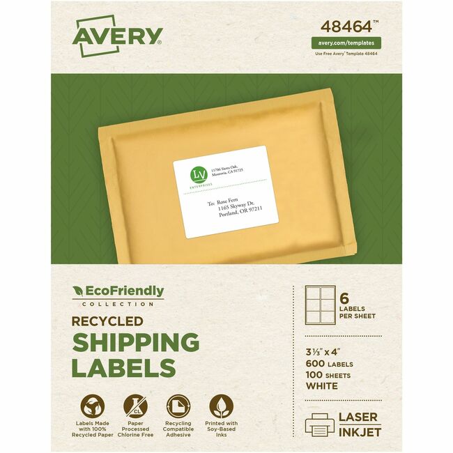Avery EcoFriendly Shipping Labels