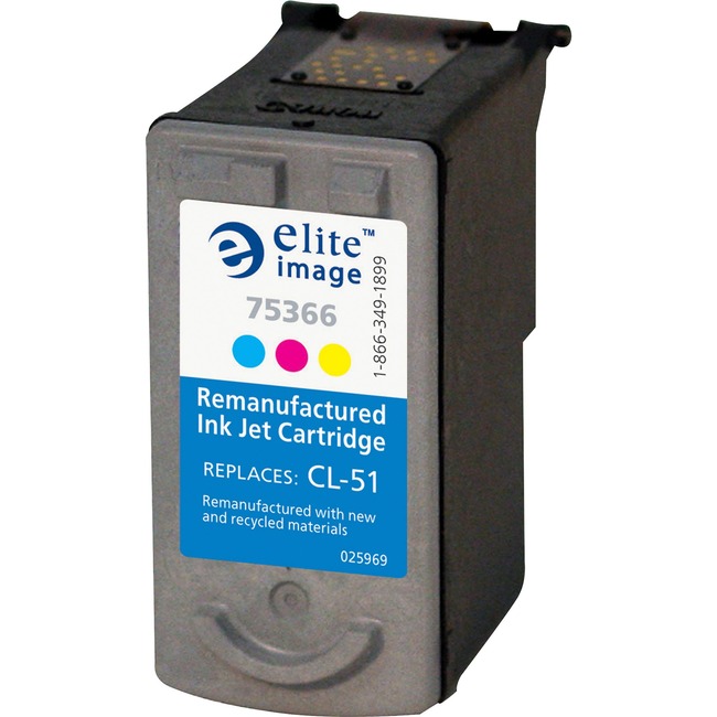 Elite Image Remanufactured Ink Cartridge - Alternative for Canon (CL-51)