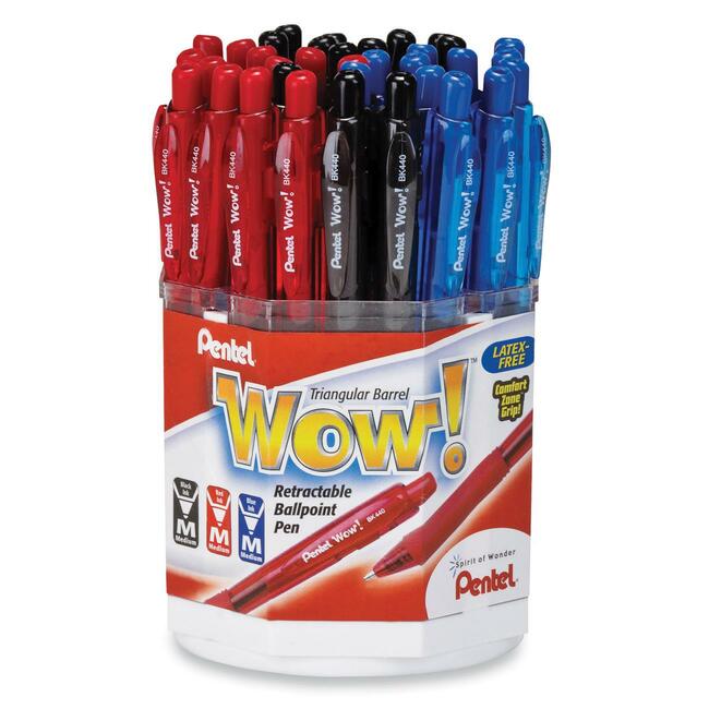 Pentel WOW! Retractable Ballpoint Pen Display