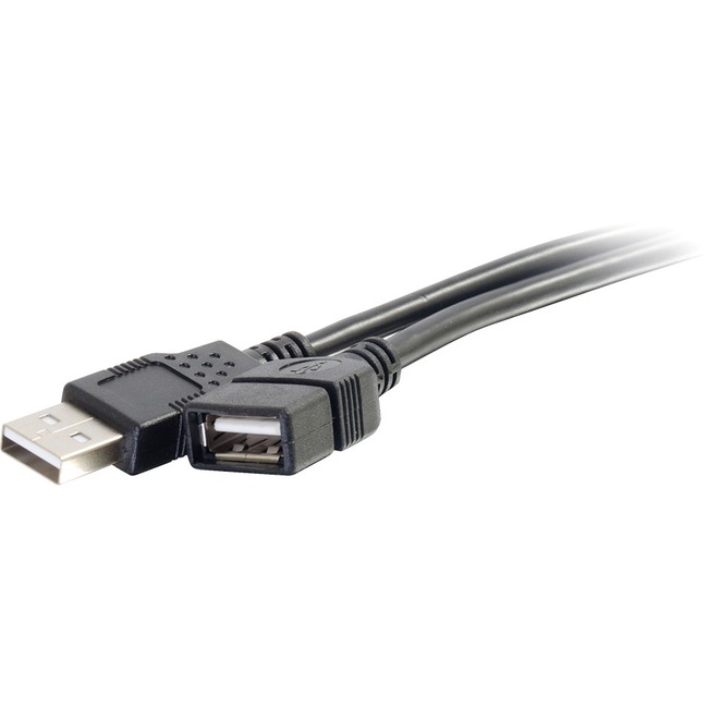 C2G 3.3ft USB 2.0 Extension Cable - USB Type-A - Black - M/F