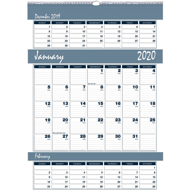 House of Doolittle Bar Harbor Triple Month Wall Calendars