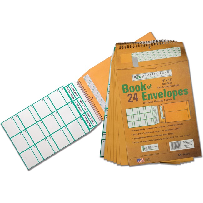 Quality Park Redi-strip Self-sealing Envelopes