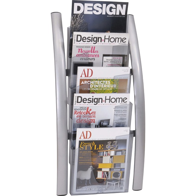 Alba 5-Pocket Wall Literature Rack