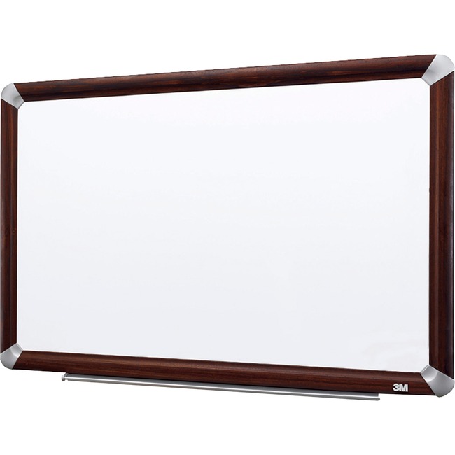 3M Mahogany Frame Melamine Dry-erase Boards