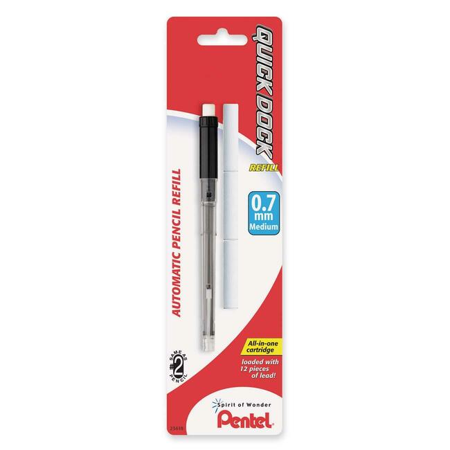 Pentel .7MM Quick Dock Mech. Pencil Lead Refills