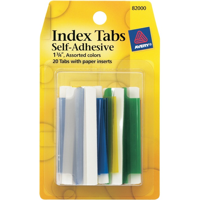 Avery Self-Adhesive Index Tabs