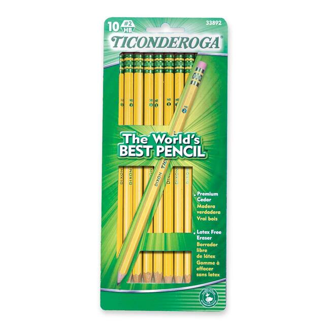 Ticonderoga No. 2 Soft Pencils