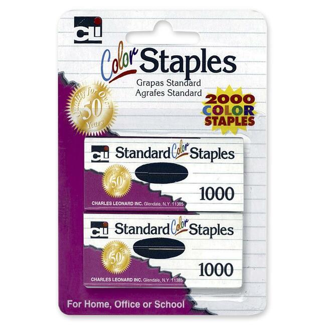 CLI Chisel Pt Standard Colored Staples