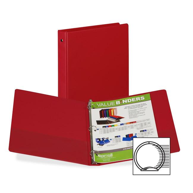 Samsill 3-Ring Vinyl Storage Binders