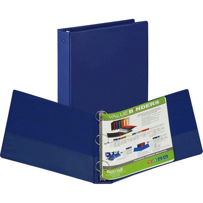 Samsill 3-Ring Vinyl Storage Binders