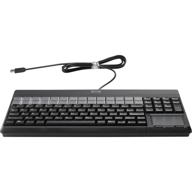 HP POS Keyboard - 106 Keys - QWERTY Layout - 28 Relegendable Keys - USB
