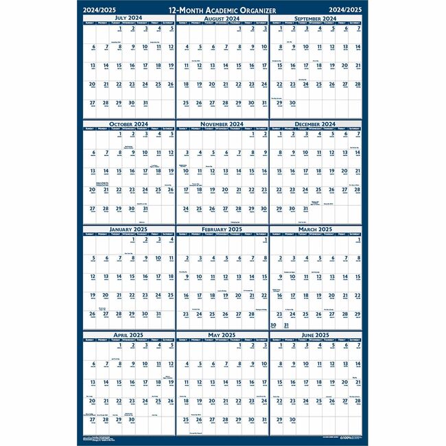 House of Doolittle Academic July-June Wall Calendar