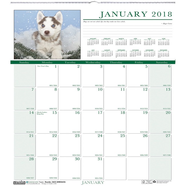 House of Doolittle Earthscapes Puppies Photo Calendars