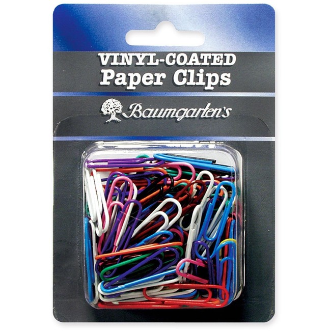 Baumgartens Skid Resistant Paper Clip - Assorted Standard