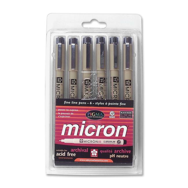 Sakura of America Micron Fade-resistant Pen Sets