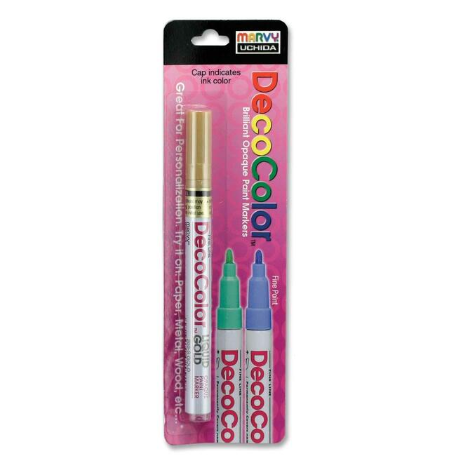 Marvy DecoColor Extra Fine Point Paint Markers