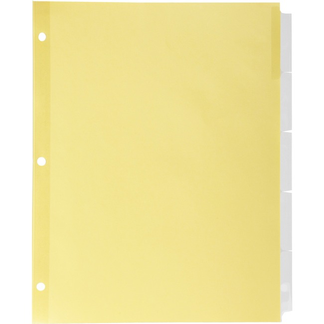 Kleer-Fax 3-Hole Punched Insertable Index Dividers