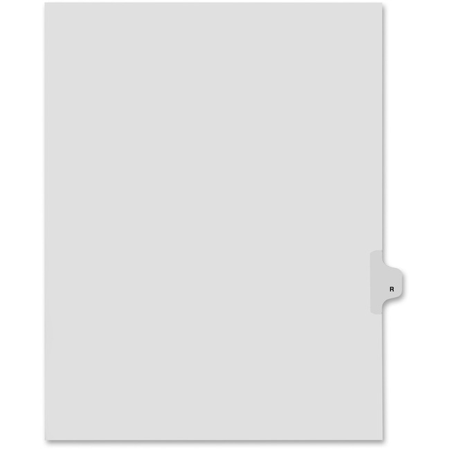 Kleer-Fax Legal Exhibit Index Dividers