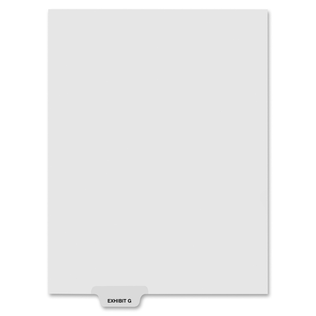 Kleer-Fax Lam Preprinted Bottom Tab Index Dividers