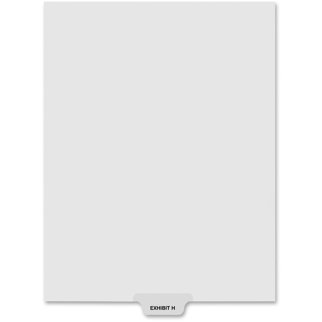 Kleer-Fax Lam Preprinted Bottom Tab Index Dividers