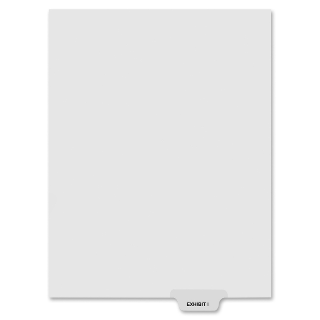 Kleer-Fax Lam Preprinted Bottom Tab Index Dividers