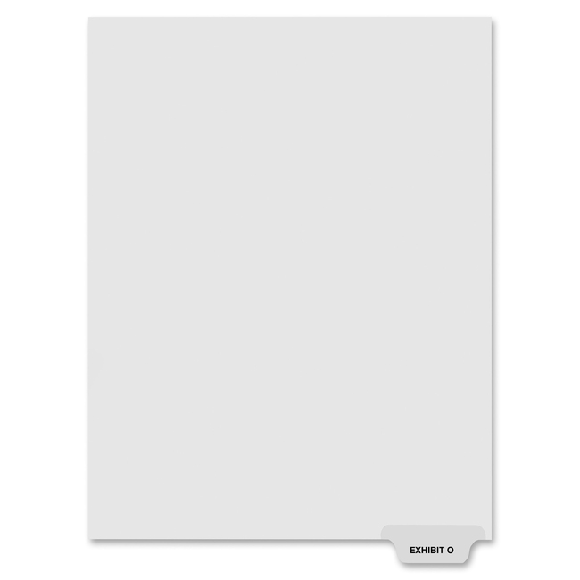 Kleer-Fax Lam Preprinted Bottom Tab Index Dividers