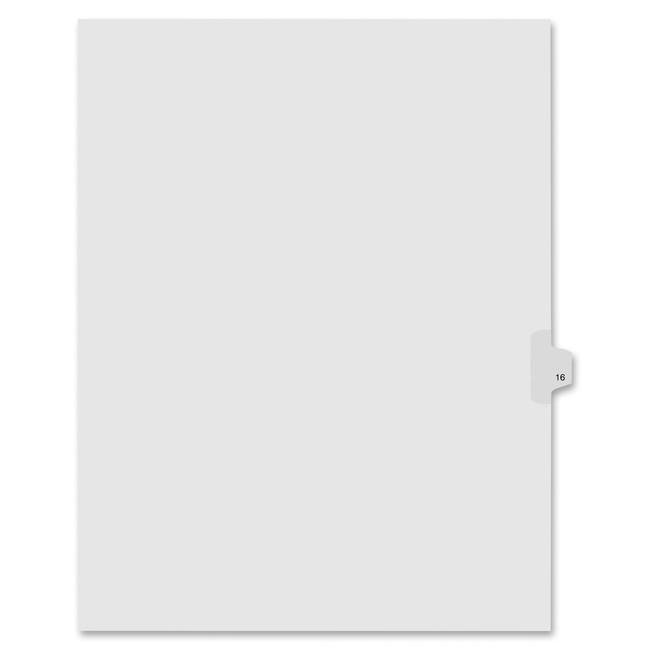 Kleer-Fax Numeric Laminated Tab Index Dividers