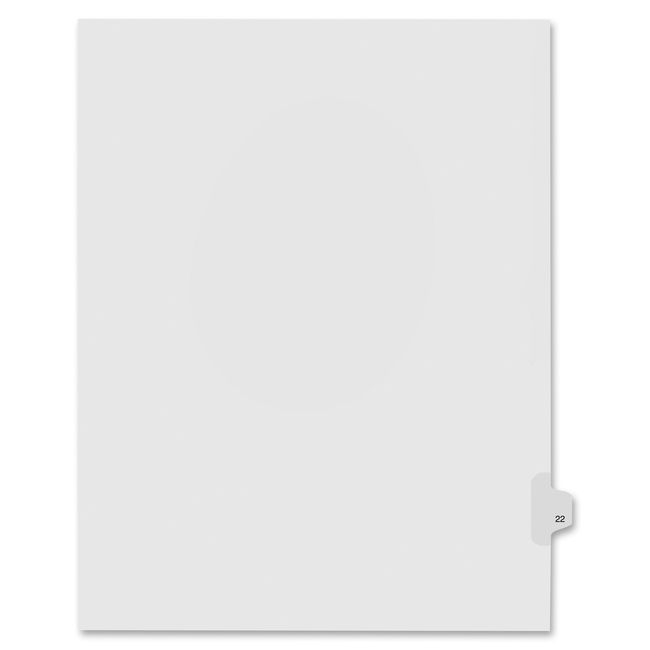 Kleer-Fax Numeric Laminated Tab Index Dividers