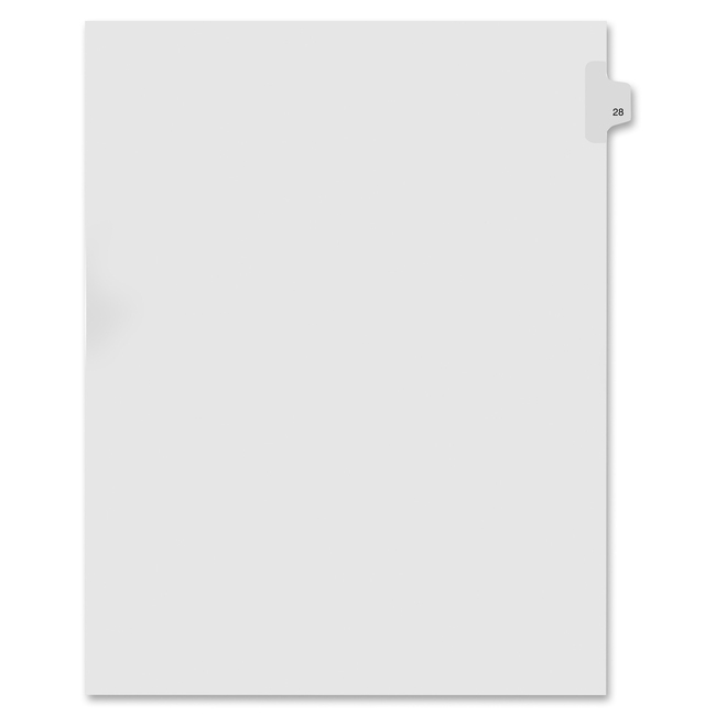 Kleer-Fax Numeric Laminated Tab Index Dividers