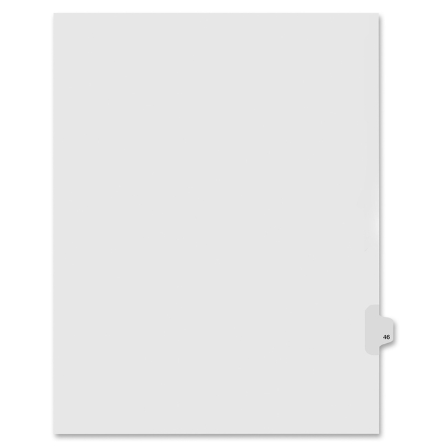 Kleer-Fax Numeric Laminated Tab Index Dividers