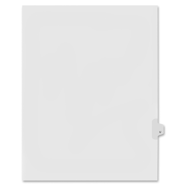 Kleer-Fax Lam Alphabetic Side Tab Index Dividers