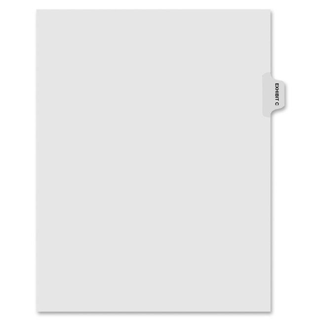 Kleer-Fax Laminated Bottom Tabs Index Dividers