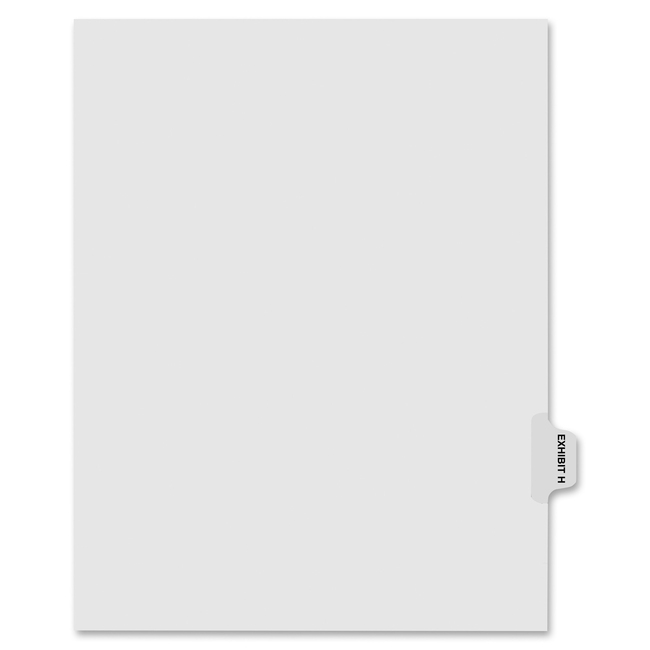 Kleer-Fax Laminated Bottom Tabs Index Dividers