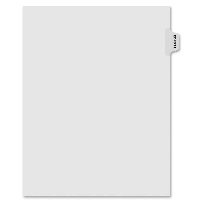 Kleer-Fax Laminated Bottom Tabs Index Dividers