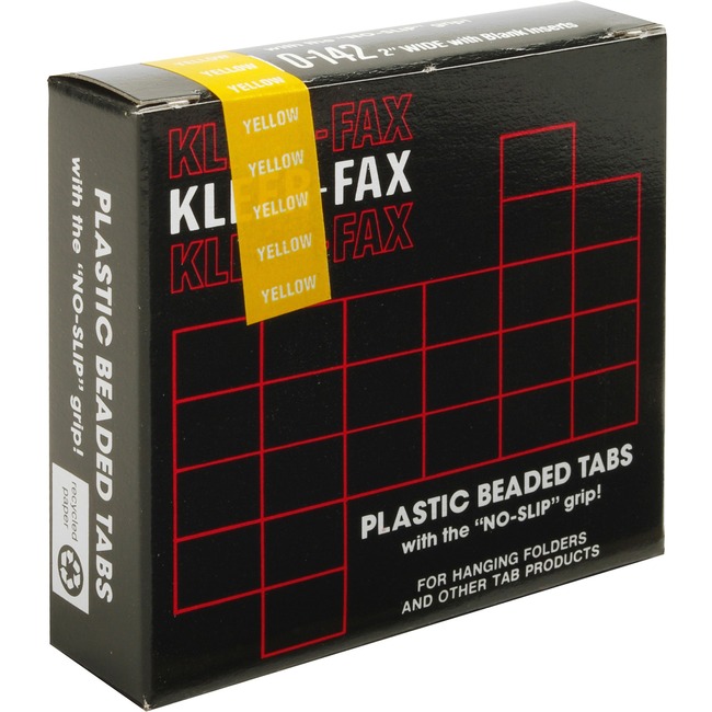 Kleer-Fax 1/5 Cut Hanging Folder Tabs