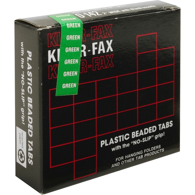 Kleer-Fax 1/5 Cut Hanging Folder Tabs