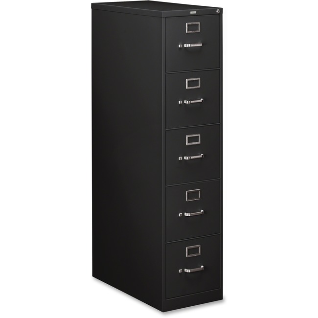 HON 210 Series Black Vertical Filing Cabinet