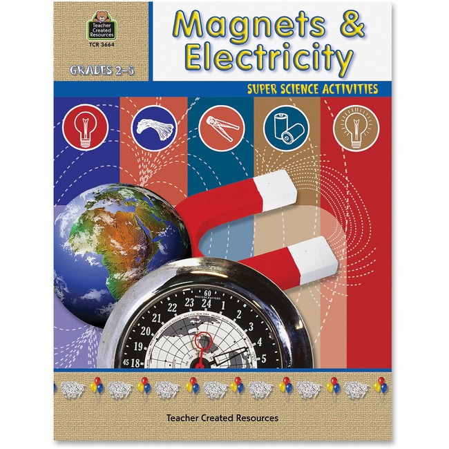 Teacher Created Resources Gr 2-5 Magnets/Electricity Bk Education Printed Book for Geology - English