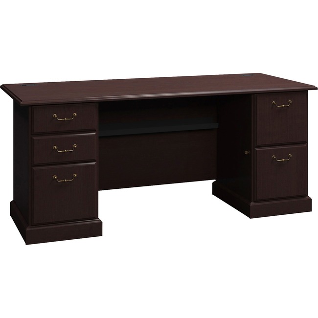 Bush Business Furniture Syndicate 72W Double Pedestal Desk Box 2 of 2