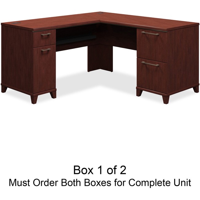 Bush Business Furniture Enterprise 60W x 60D L-Desk Box 1 of 2