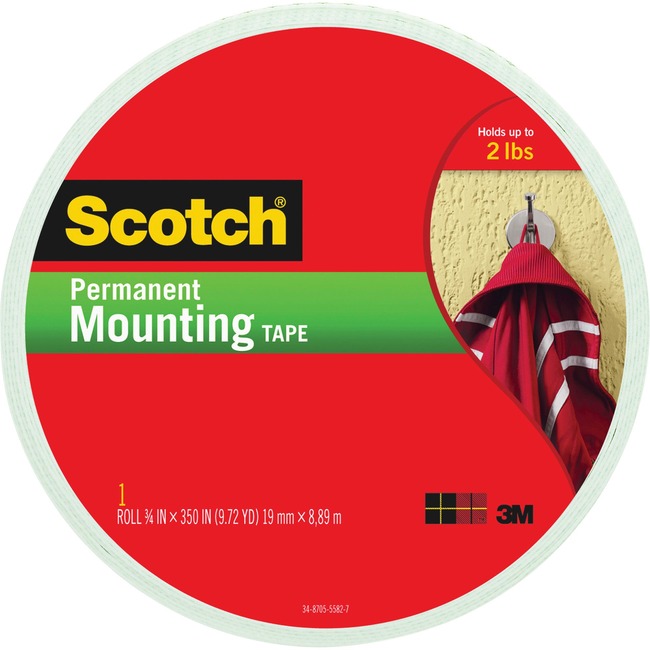 Scotch® Mounting Tape, 3/4