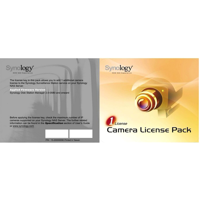 Ip Camera License Pack For 1 Synology Clp1 