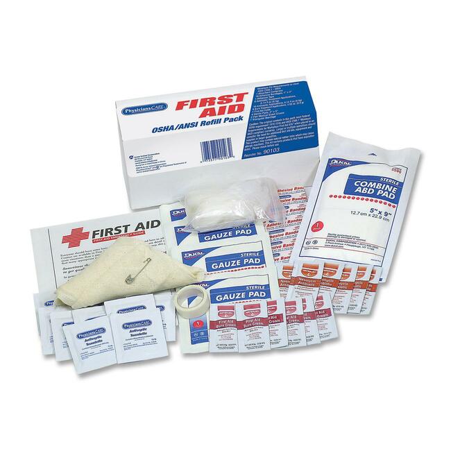 PhysiciansCare ANSI First Aid Refill Pack