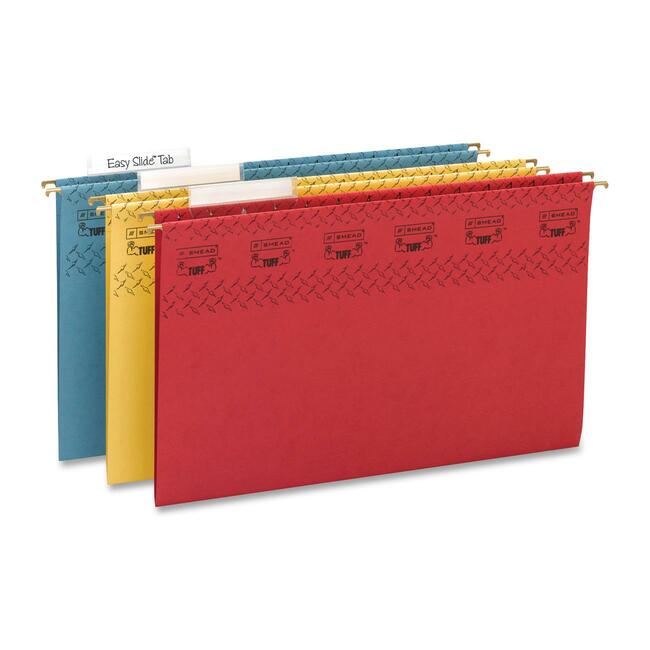 Smead TUFF® Hanging Folders with Easy Slide™ Tab