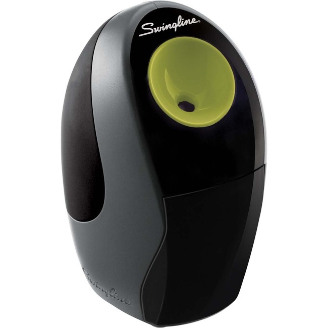 Swingline® Compact Electric Pencil Sharpener, Graphite/Green, 2-Year Warranty